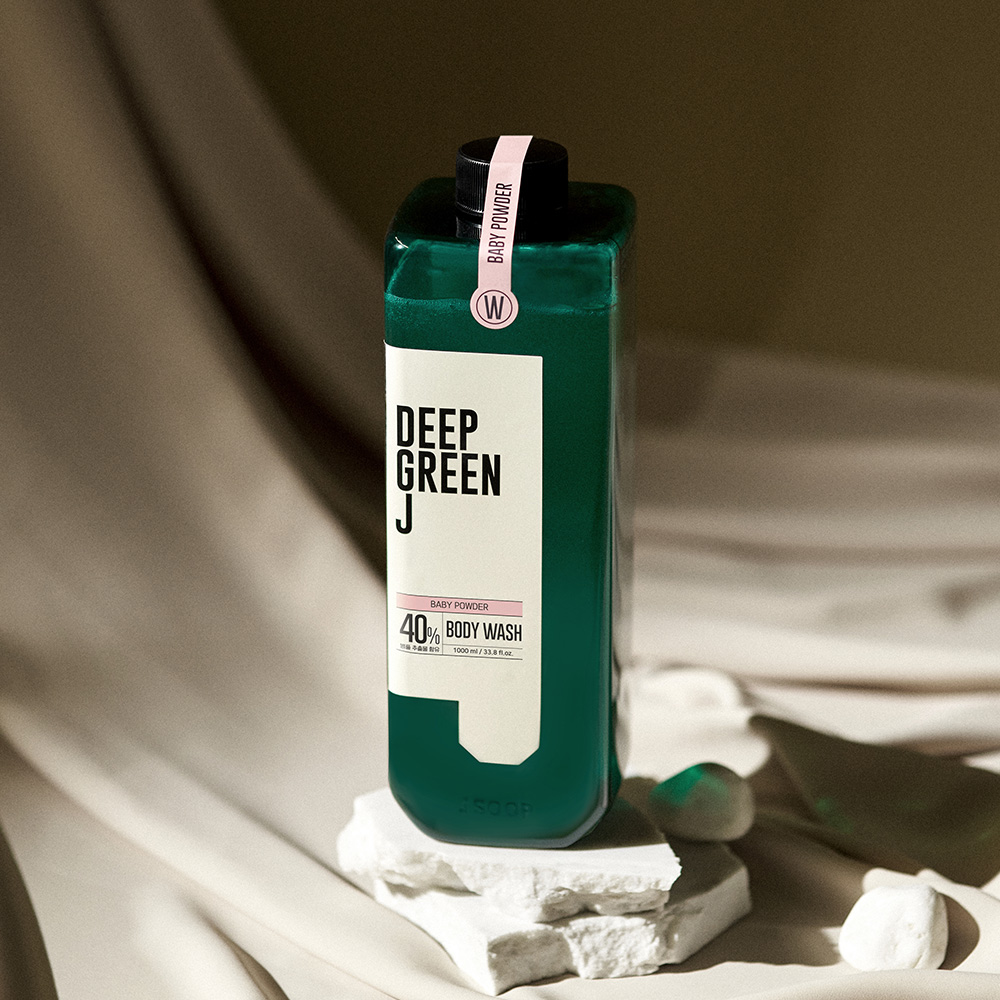 [제이숲] 딥그린제이 네이처 바디워시 1000ml - 베이비파우더