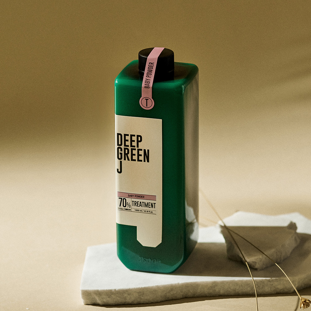 [제이숲] 딥그린제이 네이처 트리트먼트 1000ml - 베이비파우더