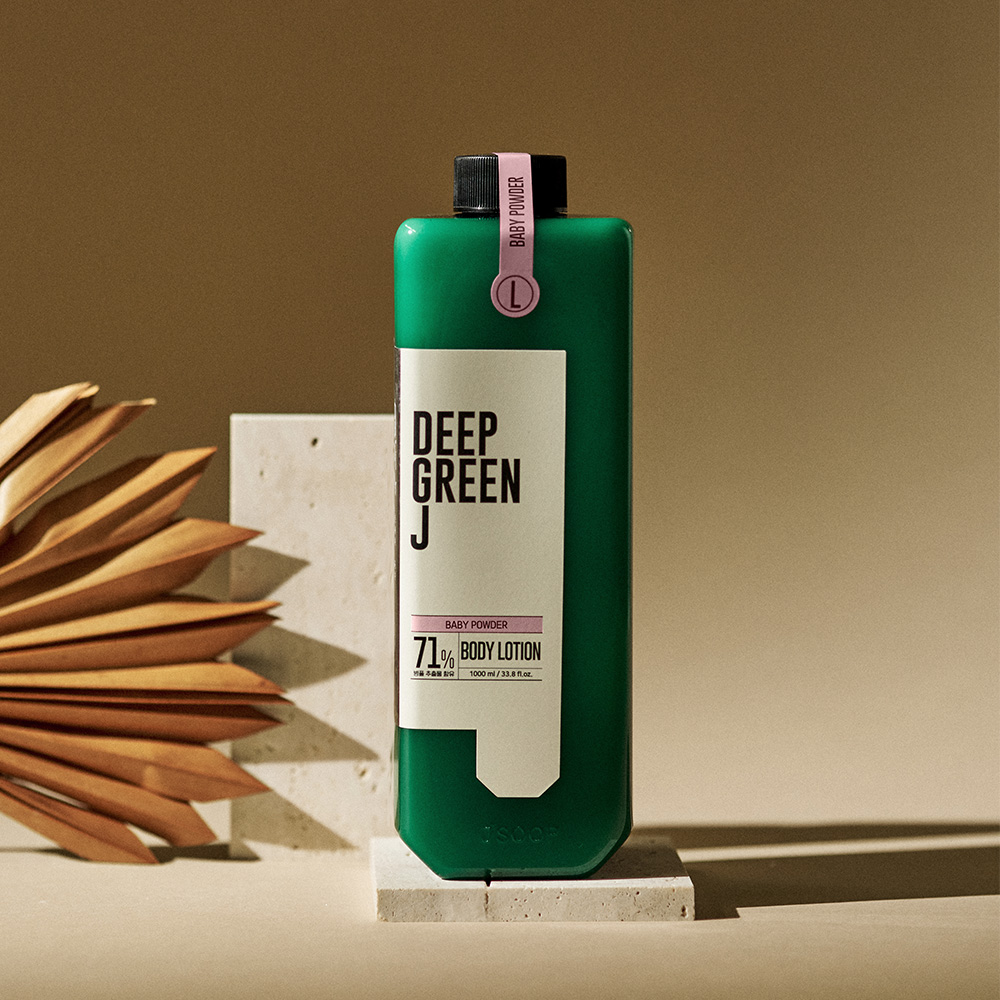 [제이숲] 딥그린제이 네이처 바디로션 1000ml - 베이비파우더